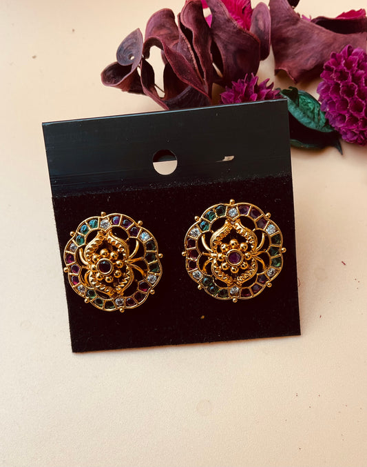 Floral Oversized Studs