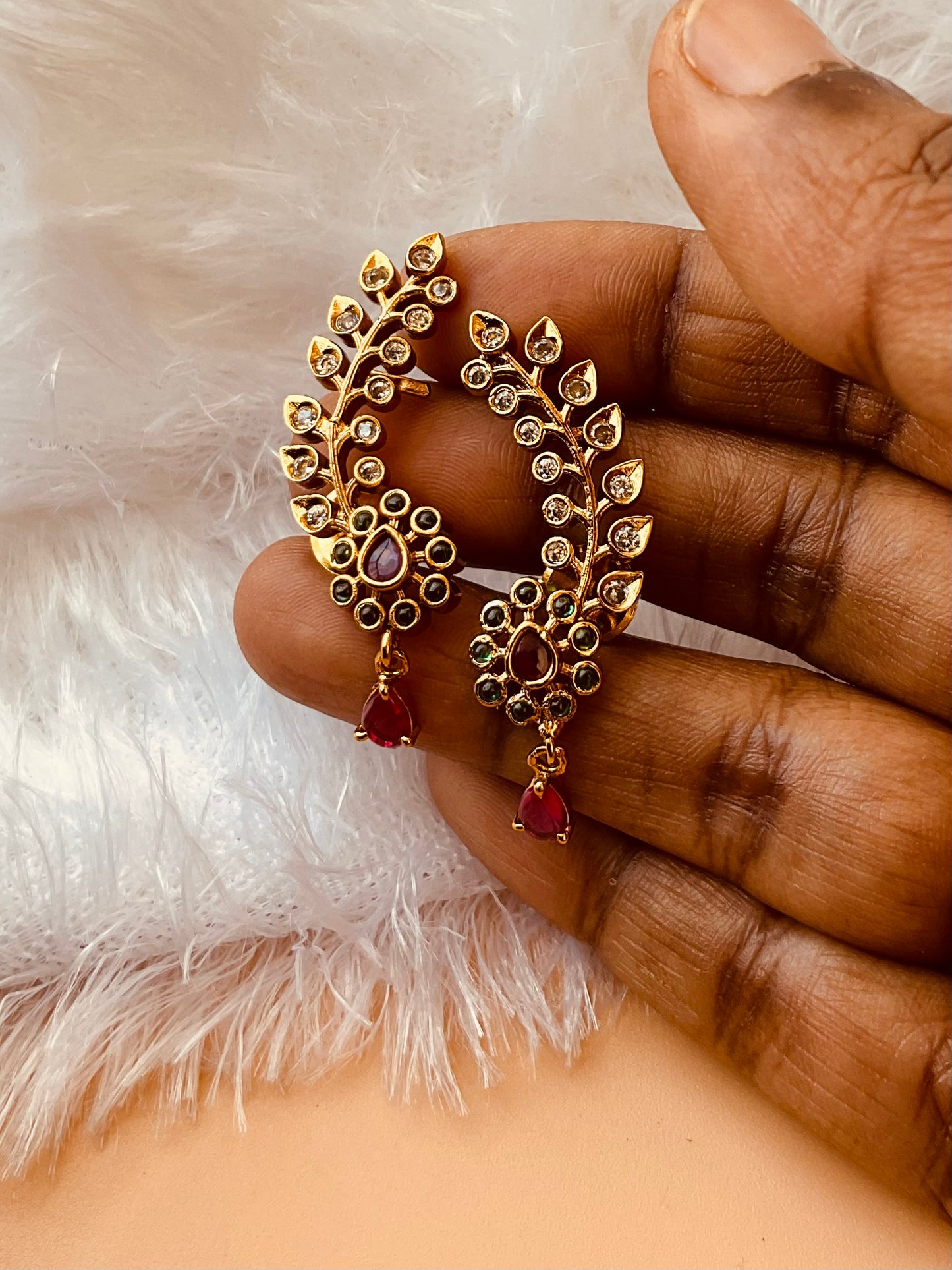 Chinthaku styled earrings