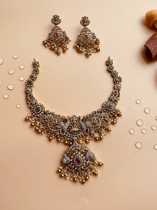 Lakshmi Devi Peacock Choker