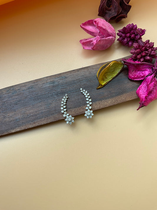 Floral earcuffs