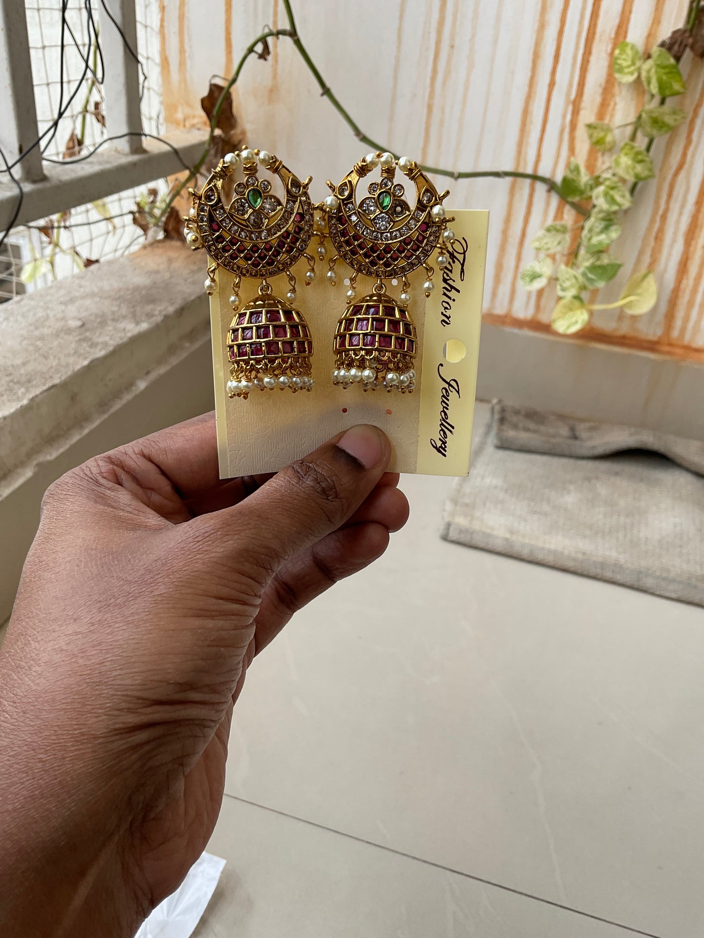 Chandbali earrings