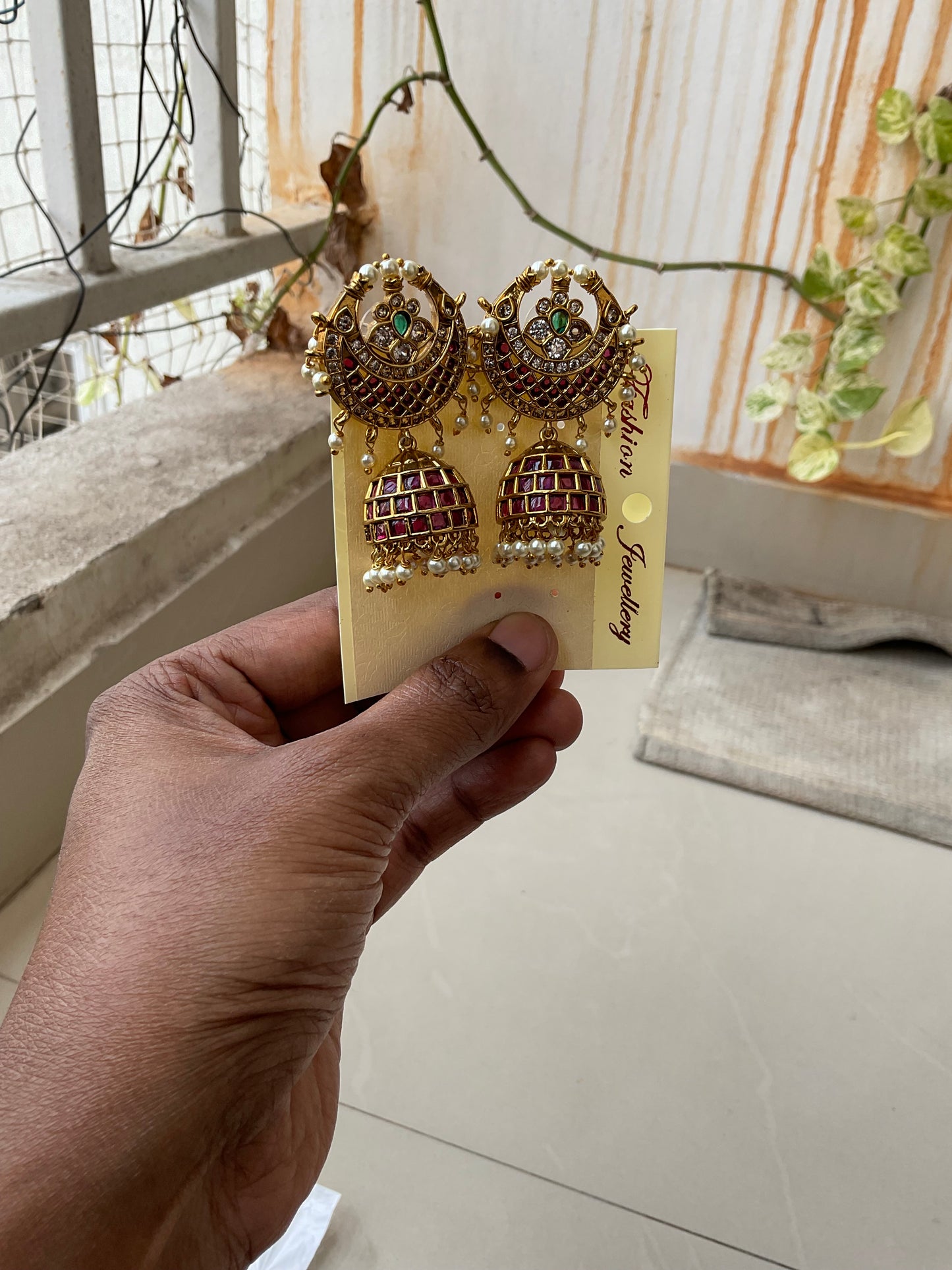 Chandbali earrings