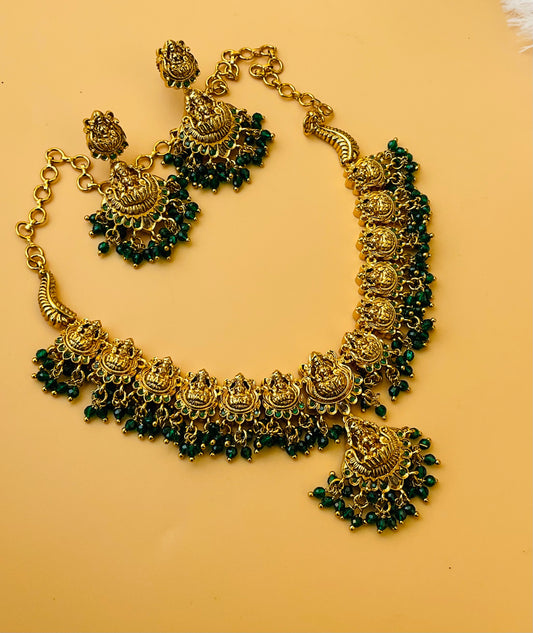 Lakshmi Devi beats necklace