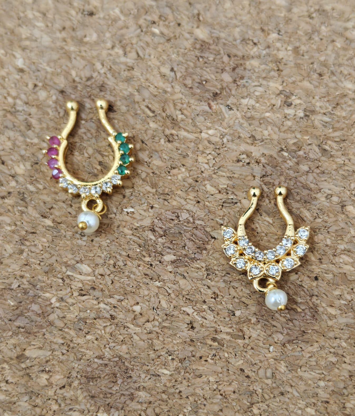 Septum nose ring- ( pack of 2)