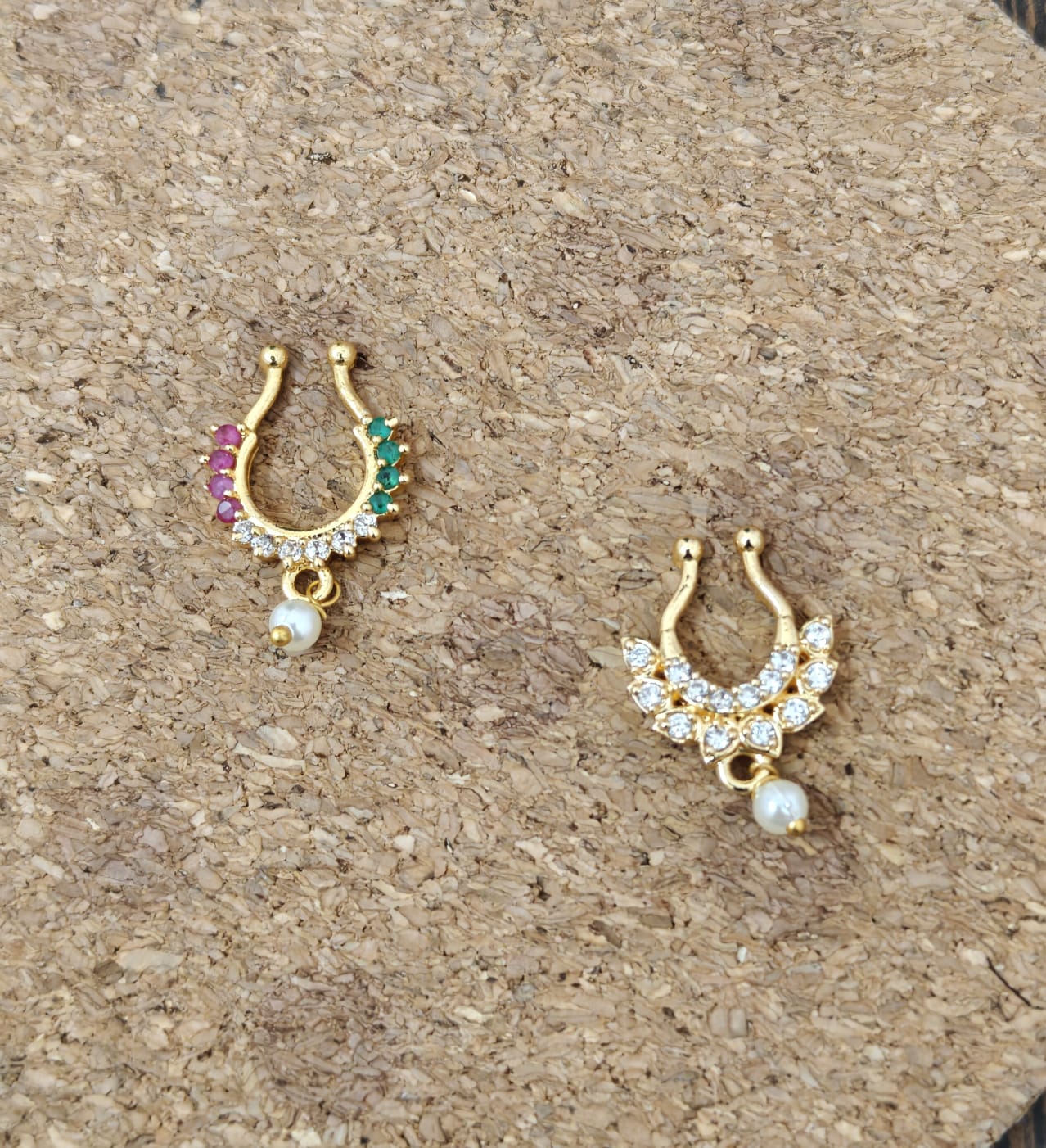 Septum nose ring- ( pack of 2)